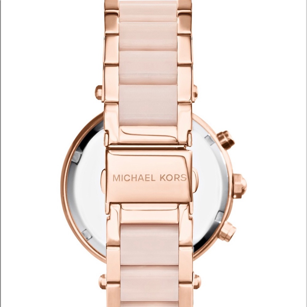 Michael Kors Parker Chronograph Two Tone Watch - Picture 3 of 5